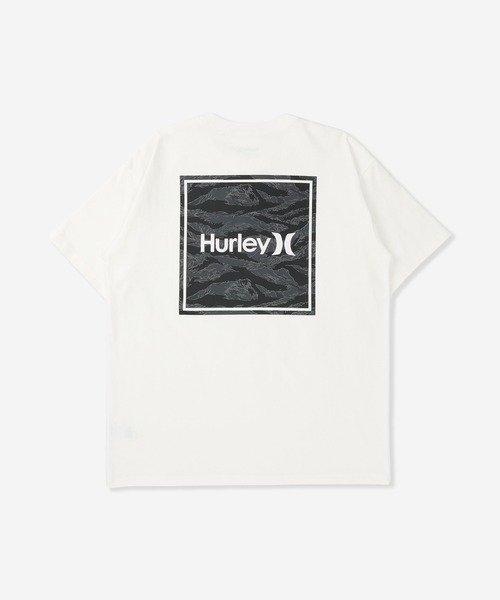 Hurley （ハーレー）の「【Hurley:ハーレー】ヘビーウェイトコットンTシャツ　オーバーサイズシルエット　バックプリント　CAMO SQUARE LOGO OVRSZD SS TEE（Tシャツ/カットソー・メンズ・ブルーグレー/ブラック/ホワイト・X-LARGE/SMALL/MEDIUM/LARGE）」の4枚目の写真