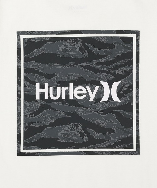 Hurley （ハーレー）の「【Hurley:ハーレー】ヘビーウェイトコットンTシャツ　オーバーサイズシルエット　バックプリント　CAMO SQUARE LOGO OVRSZD SS TEE（Tシャツ/カットソー・メンズ・ブルーグレー/ブラック/ホワイト・X-LARGE/SMALL/MEDIUM/LARGE）」の6枚目の写真
