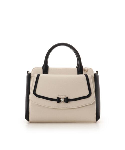 SAMANTHAVEGA（サマンサベガ）の「プチリボンハンドバッグ（トートバッグ・レディース・ベージュ/ピンク・FREE）」の2枚目の写真