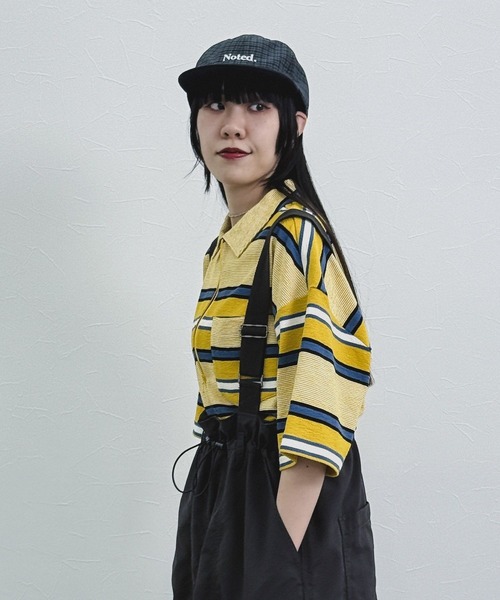 niko and...（ニコアンド）の「[MODE NORM CORE] ミリタリドロストナロージャンスカ（ジャンパースカート・レディース・キャメル/カーキ/ブラック・MEDIUM/LARGE）」の20枚目の写真