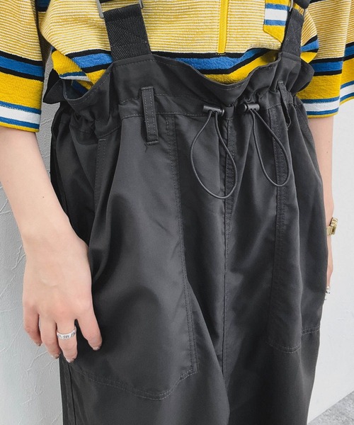 niko and...（ニコアンド）の「[MODE NORM CORE] ミリタリドロストナロージャンスカ（ジャンパースカート・レディース・キャメル/カーキ/ブラック・MEDIUM/LARGE）」の21枚目の写真