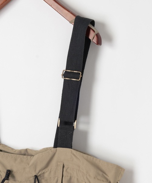 niko and...（ニコアンド）の「[MODE NORM CORE] ミリタリドロストナロージャンスカ（ジャンパースカート・レディース・キャメル/カーキ/ブラック・MEDIUM/LARGE）」の6枚目の写真