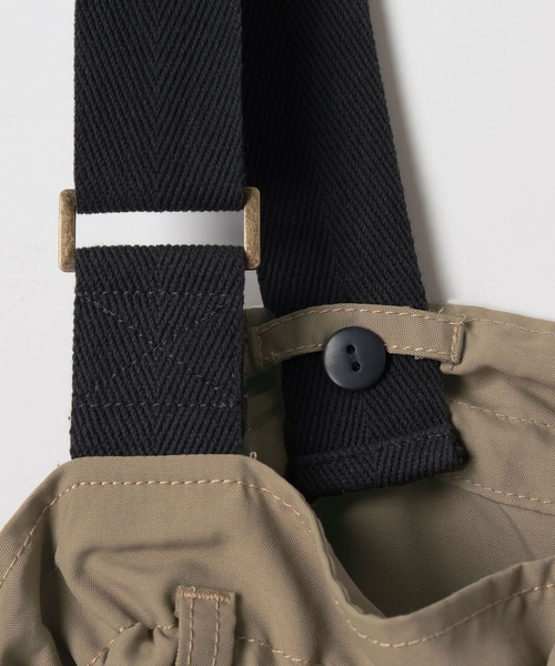 niko and...（ニコアンド）の「[MODE NORM CORE] ミリタリドロストナロージャンスカ（ジャンパースカート・レディース・キャメル/カーキ/ブラック・MEDIUM/LARGE）」の8枚目の写真