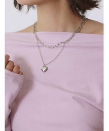 Edit Sheen | ヴィンテージメタルハートコンビネックレス(ネックレス)