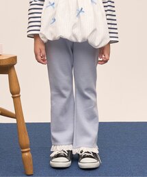 petit main（プティマイン）の「【ともパン】【防汚・速乾】裾チェリーレースフレアパンツ（その他パンツ）」