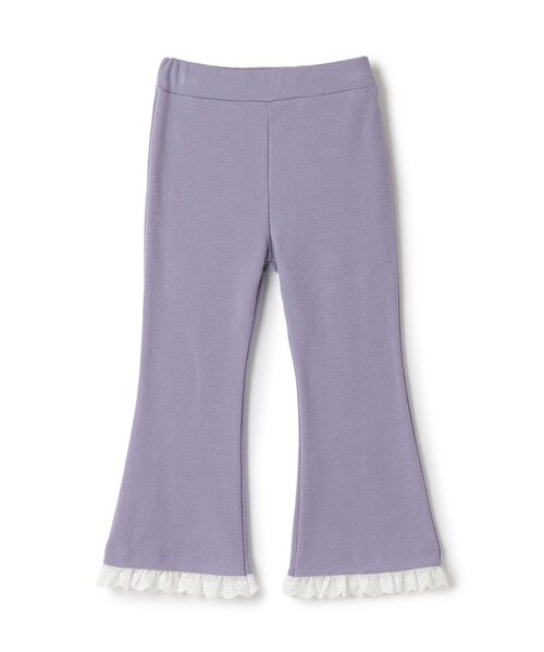 Lycee mine(リセマイン)の「【ともパン】【防汚・速乾】裾チェリーレースフレアパンツ【子供服】【キッズ】【女の子】(その他パンツ・キッズ・ブラック/シルバーグレー/ライラック/アイボリー/ベビーピンク/エメラルド/サックスブルー・140cm/110cm/120cm/130cm/90cm/100cm)」の11枚目の写真