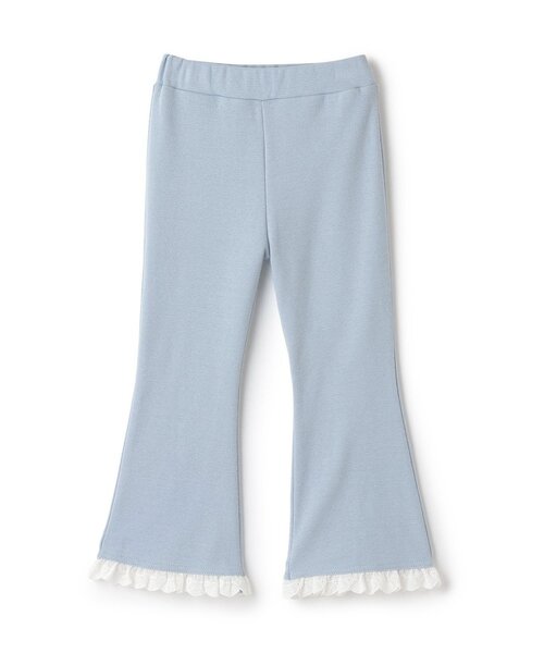 Lycee mine(リセマイン)の「【ともパン】【防汚・速乾】裾チェリーレースフレアパンツ【子供服】【キッズ】【女の子】(その他パンツ・キッズ・ブラック/シルバーグレー/ライラック/アイボリー/ベビーピンク/エメラルド/サックスブルー・140cm/110cm/120cm/130cm/90cm/100cm)」の14枚目の写真