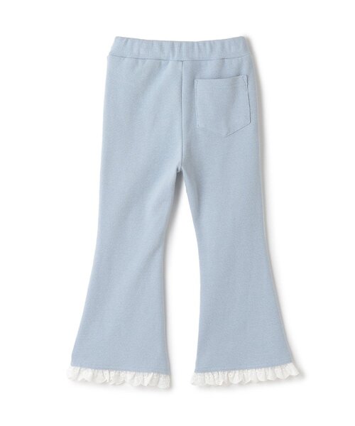 Lycee mine(リセマイン)の「【ともパン】【防汚・速乾】裾チェリーレースフレアパンツ【子供服】【キッズ】【女の子】(その他パンツ・キッズ・ブラック/シルバーグレー/ライラック/アイボリー/ベビーピンク/エメラルド/サックスブルー・140cm/110cm/120cm/130cm/90cm/100cm)」の15枚目の写真