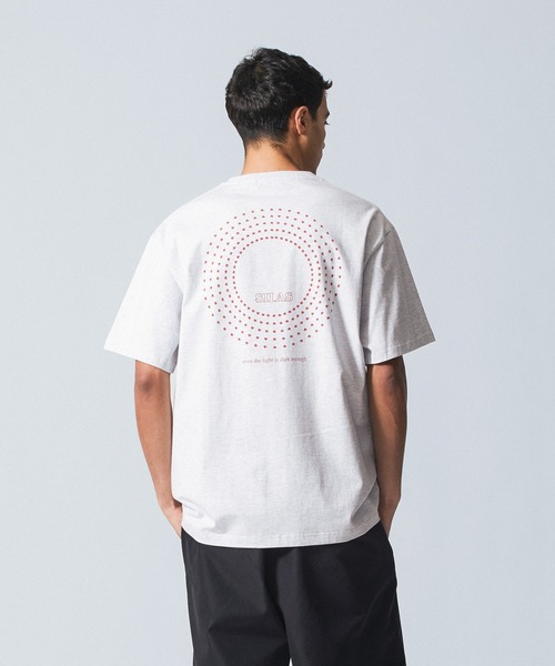 SILAS(サイラス)の「STARS S/S TEE(Tシャツ/カットソー・メンズ・アッシュ/ブラック/ホワイト・M/L/XL)」の1枚目の写真