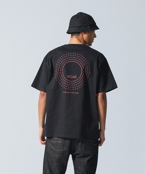 SILAS(サイラス)の「STARS S/S TEE(Tシャツ/カットソー・メンズ・アッシュ/ブラック/ホワイト・M/L/XL)」の3枚目の写真