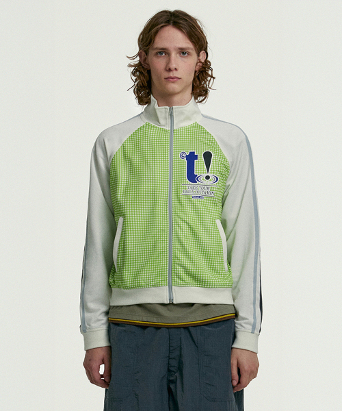 TEKET(テケット)の「Joytamin Jersey Track Zip-Up Jacket Light Green(ナイロンジャケット・レディース・その他・SMALL/MEDIUM/LARGE)」の1枚目の写真