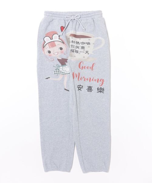 L.H.P（エルエイチピー）の「Praying/プレイング/Coffee Sweats（スウェットパンツ・レディース・ホワイト・S）」の5枚目の写真