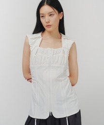 セール】NOTCH DESIGN TERECO RIB TOPS / ノッチデザインテレコリブ