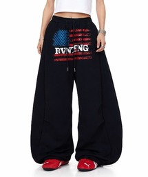 ”楽だけどカッコいい” USAスウェットワイドパンツ