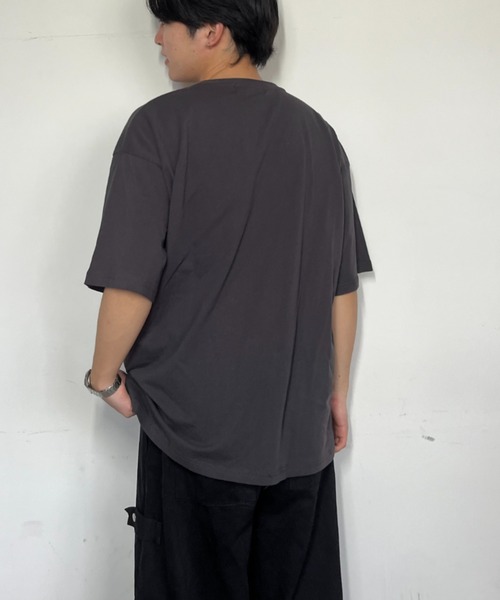 BEVERLY HILLS POLO CLUB(ビバリーヒルズポロクラブ)の「【BEVERLY HILLS POLO CLUB】ワンポイント刺繍Tシャツ 無地/ボーダー(Tシャツ/カットソー・メンズ・ブラック系その他/ホワイト系その他/チャコール/オフホワイト/ネイビー/ブラック・M/L)」の20枚目の写真