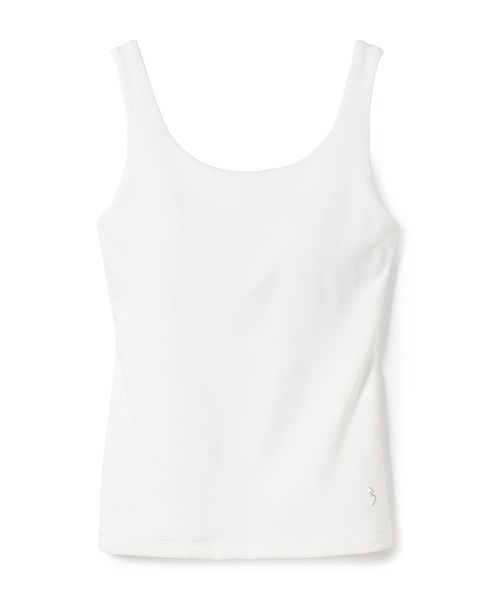 Chacott（チャコット）の「Motionブラトップロング（Tシャツ/カットソー・レディース・ホワイト/ブラック/スモークピンク・M）」の5枚目の写真