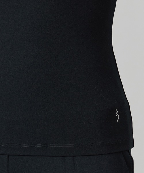 Chacott（チャコット）の「Motionブラトップロング（Tシャツ/カットソー・レディース・ホワイト/ブラック/スモークピンク・M）」の12枚目の写真