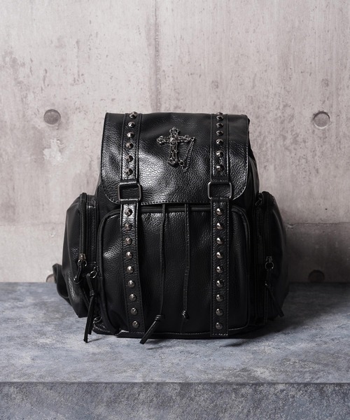 1111clothing(ワンフォークロージング)の「クロスチャーム バックパック / Cross Charm Backpack(バックパック/リュック・レディース・ピンク/ブラック/オフホワイト・FREE)」の9枚目の写真