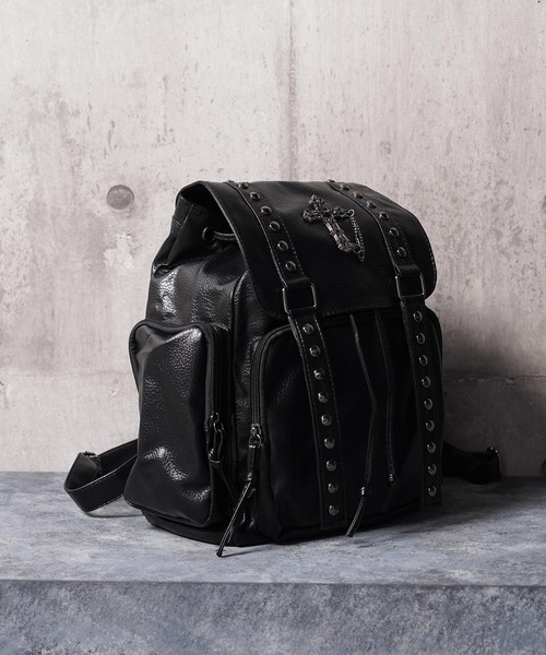1111clothing(ワンフォークロージング)の「クロスチャーム バックパック / Cross Charm Backpack(バックパック/リュック・レディース・ピンク/ブラック/オフホワイト・FREE)」の10枚目の写真
