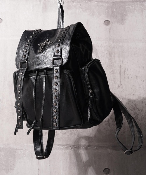 1111clothing(ワンフォークロージング)の「クロスチャーム バックパック / Cross Charm Backpack(バックパック/リュック・レディース・ピンク/ブラック/オフホワイト・FREE)」の11枚目の写真