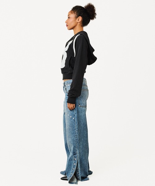 BEEDEN（ビーデン）の「B LOGO BASIC HOODIE（パーカー・レディース・ホワイト/ブラック/グレー・FREE）」の18枚目の写真