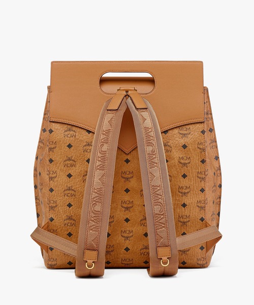 MCM(エムシーエム)の「Diamond バックパック - ヴィセトス レザー ミックス(バックパック/リュック・レディース・ベージュ・ONE SIZE)」の4枚目の写真