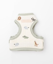 moncheri（モンシェリ）の「アニマル柄刺繍ハーネス+リードSET（リード/ハーネス/首輪）」