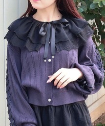 axes femme（アクシーズファム）の「フラワーチュールレース付け襟（その他雑貨）」
