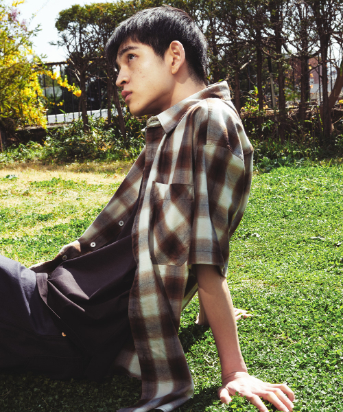 HORLISUN(ホーリーサン)の「Ophir Cupro Ombre Multi Check Shirt Mocha(シャツ/ブラウス・メンズ・その他・MEDIUM/SMALL/LARGE)」の9枚目の写真