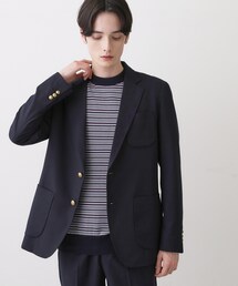 Dessin（デッサン）の「【セットアップ可】ウール混シングルジャケット（テーラードジャケット）」