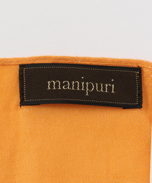 La TOTALITE(ラトータリテ)の「manipuri/マニプリ コットンシルクストール トロピカルガーデン(ストール/ショール・レディース・オレンジ・FREE)」の9枚目の写真