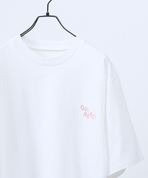 ABAHOUSE(アバハウス)の「HAND DRAWN ART CAR Tシャツ / バックプリントTシャツ(Tシャツ/カットソー・メンズ・ホワイト/サックスブルー・46/48)」の6枚目の写真
