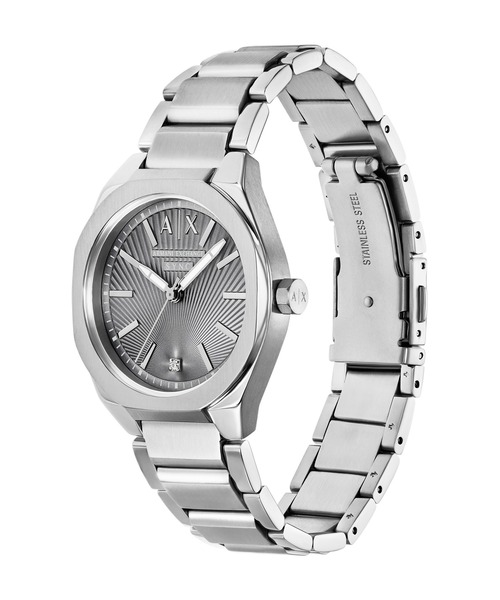 ARMANI EXCHANGE(アルマーニエクスチェンジ)の「アルマーニ・エクスチェンジ 腕時計 レディース アナログ ステンレス AX6030(アナログ腕時計・レディース・シルバー・FREE)」の5枚目の写真