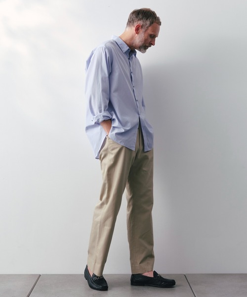 THE TOKYO（ザトウキョウ）の「【SILKα/シルクアルファ】SILK α L/S Shirt（シャツ/ブラウス・メンズ・ホワイト/サックスブルー/ブルー/ブラウン・44/48/46）」の12枚目の写真