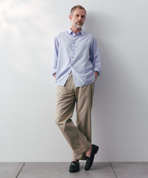 SILKα/シルクアルファ】SILK α L/S Shirt（シャツ/ブラウス）｜THE