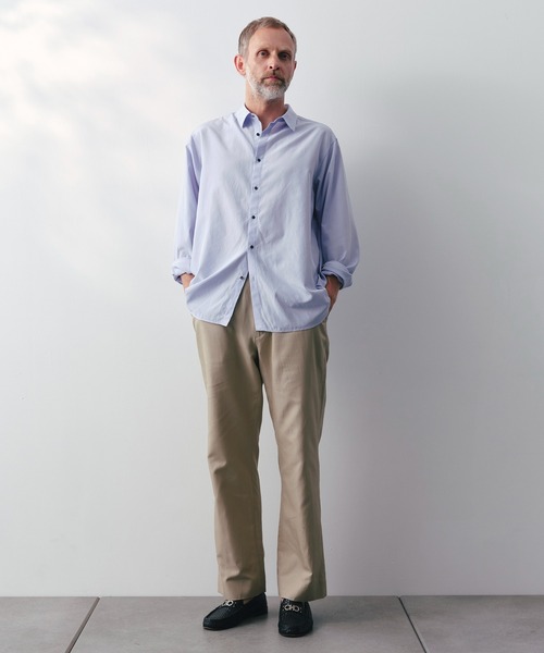SILKα/シルクアルファ】SILK α L/S Shirt（シャツ/ブラウス）｜THE