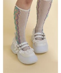 merry jenny | frill mary jane metal sneakers(スニーカー)