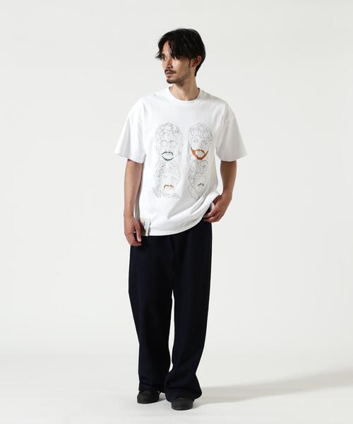 maxsix（マックスシックス）の「maxsix (マックスシックス) 4MAN EMBROIDERY S/S TEE（Tシャツ/カットソー・メンズ・ホワイト・S/M/L）」の3枚目の写真