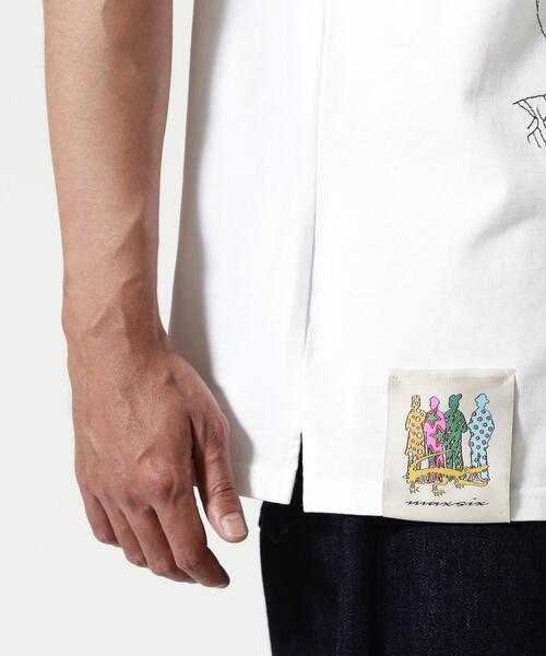 maxsix（マックスシックス）の「maxsix (マックスシックス) 4MAN EMBROIDERY S/S TEE（Tシャツ/カットソー・メンズ・ホワイト・S/M/L）」の9枚目の写真
