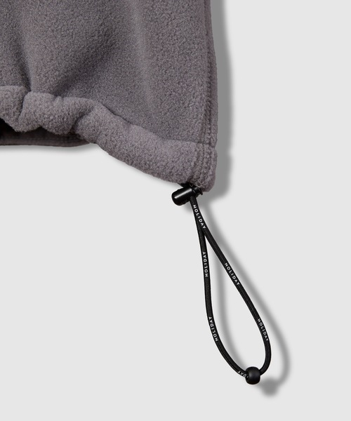 HOLIDAY(ホリデイ)の「CLASSIC FLEECE ZIP UP JACKET クラシックフリースジップアップジャケット(ブルゾン・レディース・ブラック/グレー・ONE SIZE)」の7枚目の写真