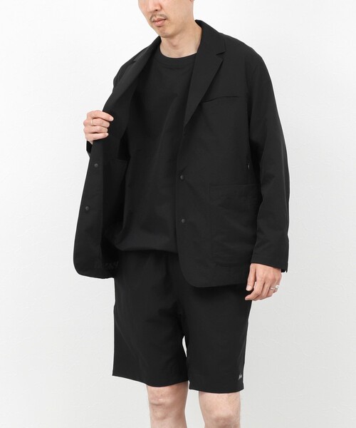 NANGA（ナンガ）の「《セットアップ対応》【NANGA】DotAir COMFY JACKET 26SS（テーラードジャケット・メンズ・ベージュ/ブラック・L/M）」の6枚目の写真