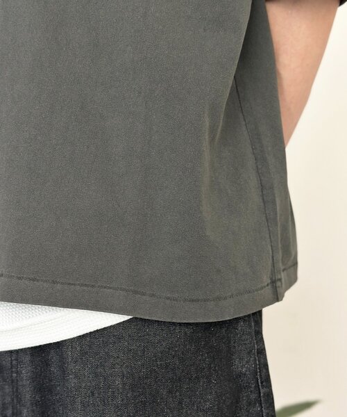 CPCM(シーピーシーエム)の「ベーシックカラーピグメントヘンリーT(Tシャツ/カットソー・メンズ・ブラック/ホワイト/ネイビー・MEDIUM/LARGE)」の20枚目の写真