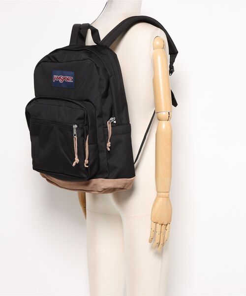 LITTLE UNION（リトルユニオン）の「【JANSPORT】JS0A4QVA008 RIGHT PACK（バックパック/リュック・メンズ・ブラック・F）」の5枚目の写真