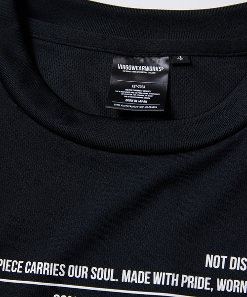 VIRGOwearworks（ヴァルゴウェアワークス）の「Active Dry Tee 26（Tシャツ/カットソー・メンズ・ブラック系その他/ブラック×ピンク/ブラック×ホワイト・5/2/3/4）」の6枚目の写真