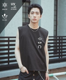 RAGEBLUE | ＜接触冷感 / 吸水速乾＞ノースリプリントTシャツ(Tシャツ/カットソー)