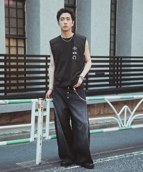 RAGEBLUE（レイジブルー）の「＜接触冷感 / 吸水速乾＞ノースリプリントTシャツ（Tシャツ/カットソー・メンズ・ブラック/ホワイト・MEDIUM/LARGE）」の21枚目の写真