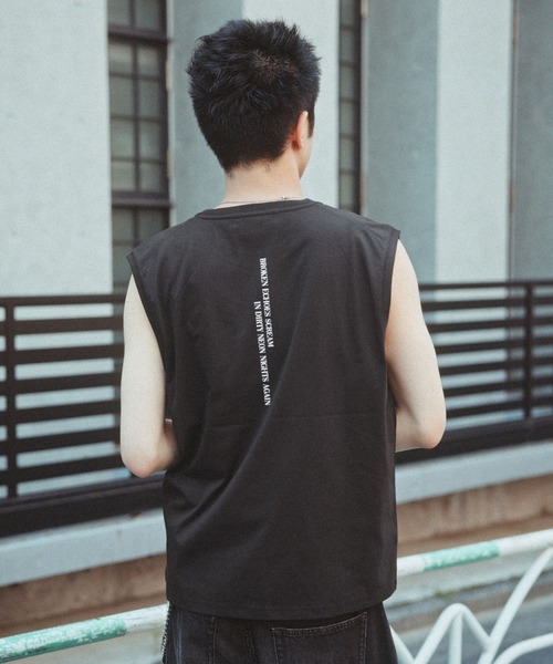 RAGEBLUE（レイジブルー）の「＜接触冷感 / 吸水速乾＞ノースリプリントTシャツ（Tシャツ/カットソー・メンズ・ブラック/ホワイト・MEDIUM/LARGE）」の18枚目の写真