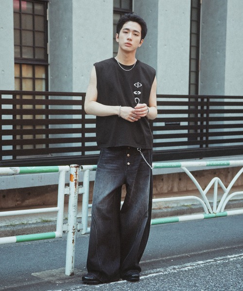 RAGEBLUE（レイジブルー）の「＜接触冷感 / 吸水速乾＞ノースリプリントTシャツ（Tシャツ/カットソー・メンズ・ブラック/ホワイト・MEDIUM/LARGE）」の22枚目の写真