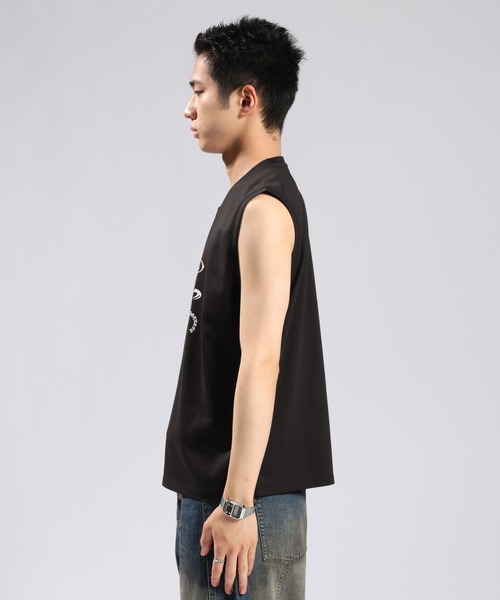 RAGEBLUE（レイジブルー）の「＜接触冷感 / 吸水速乾＞ノースリプリントTシャツ（Tシャツ/カットソー・メンズ・ブラック/ホワイト・MEDIUM/LARGE）」の17枚目の写真