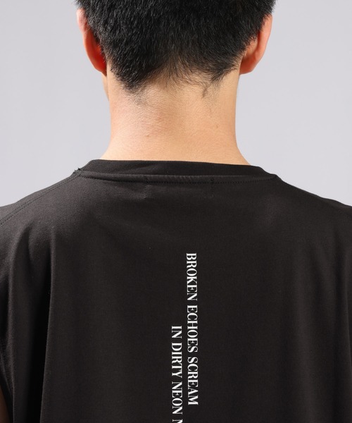 RAGEBLUE（レイジブルー）の「＜接触冷感 / 吸水速乾＞ノースリプリントTシャツ（Tシャツ/カットソー・メンズ・ブラック/ホワイト・MEDIUM/LARGE）」の15枚目の写真